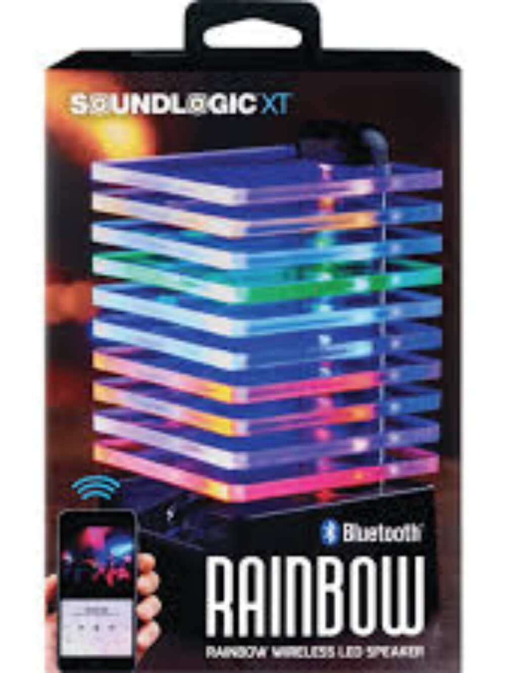 Soundlogic XT Rainbow Wireless LED Speaker-NWT